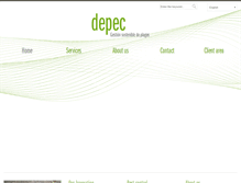 Tablet Screenshot of depec.es