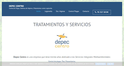 Desktop Screenshot of depec.com